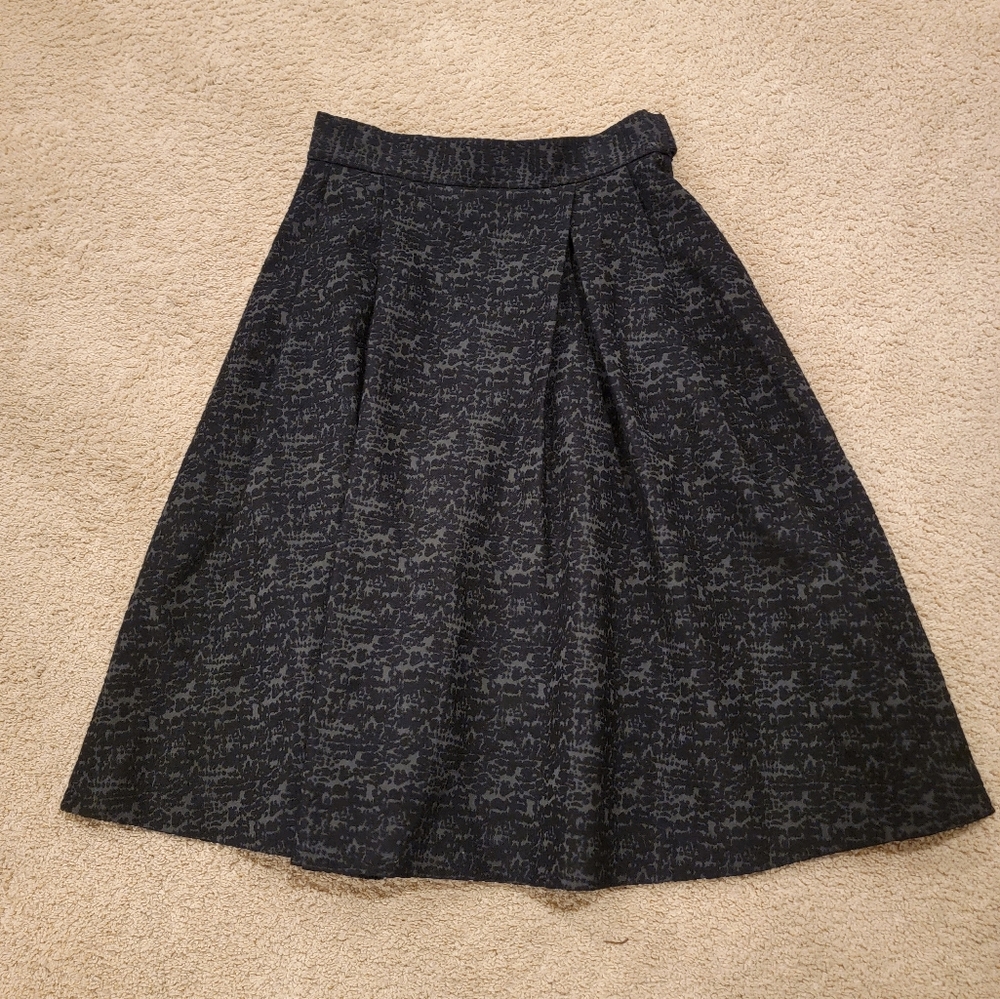 H&M Black Patterned Women's Skirt